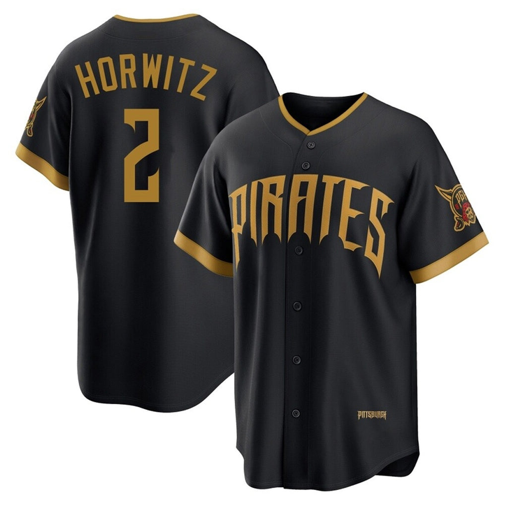 Tlead P.Pirates #2 Spencer Horwitz Player Black 2026 City Connect Home Limited Stitched Jerseys