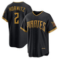 Tlead P.Pirates #2 Spencer Horwitz Player Black 2026 City Connect Home Limited Stitched Jerseys