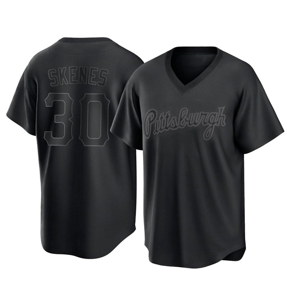 Tlead P.Pirates #30 Paul Skenes Player Black Fashion Home Game Stitched Jerseys
