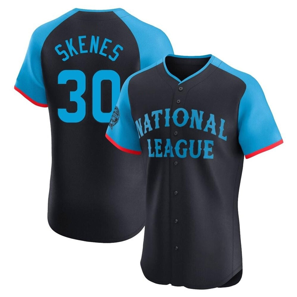 Tlead P.Pirates #30 Paul Skenes Player Navy National League All-Star Home Limited Elite Stitched Jerseys