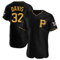 Tlead P.Pirates #32 Henry Davis Player Black Alternate 2025 Home Limited Elite Stitched Jerseys