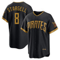 Tlead P.Pirates #8 Willie Stargell Player Black 2026 City Connect Home Limited Stitched Jerseys