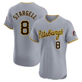 Tlead P.Pirates #8 Willie Stargell Player Gray Road Home Limited Elite Stitched Jerseys