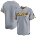 Tlead P.Pirates Blank Player Gray Road Home Limited Stitched Jerseys