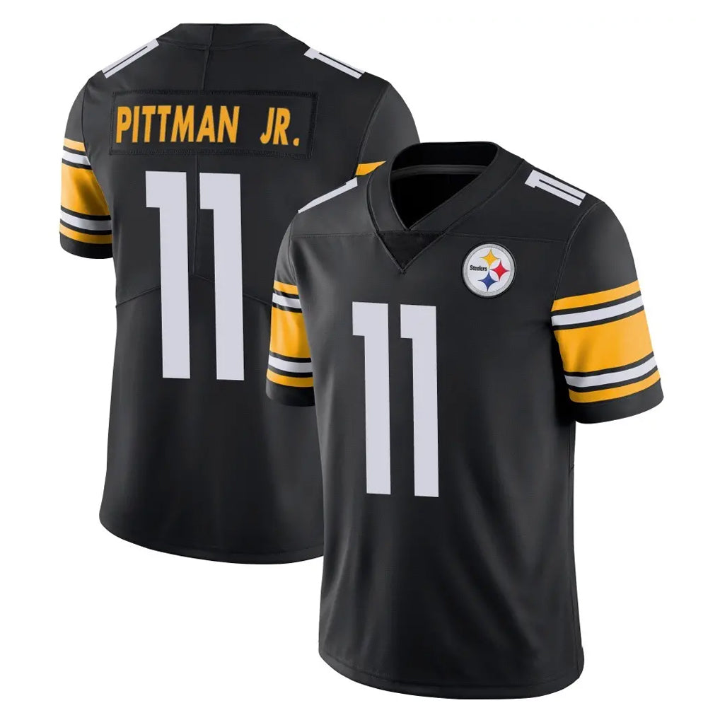 Tlead P.Steelers #11 Michael Pittman Jr. Player Black Limited Vapor Untouchable Home Game Stitched Jerseys