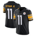 Tlead P.Steelers #11 Michael Pittman Jr. Player Black Limited Vapor Untouchable Home Game Stitched Jerseys