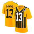 Tlead P.Steelers #13 Rico Dowdle Player Gold Limited 1933 Throwback Home Game Stitched Jerseys
