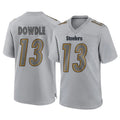 Tlead P.Steelers #13 Rico Dowdle Player Gray Atmosphere Fashion Home Game Stitched Jerseys