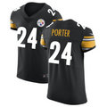 Tlead P.Steelers #24 Joey Porter Jr. Black Vapor Untouchable Elite American Stitched Jerseys