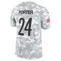 Tlead P.Steelers #24 Joey Porter Jr. Limited Salute to Service Stitched Jerseys