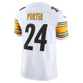 Tlead P.Steelers #24 Joey Porter Jr. White Vapor F.U.S.E. Limited Stitched Jerseys