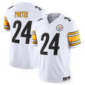 Tlead P.Steelers #24 Joey Porter Jr. Vapor F.U.S.E. Limited Home Stitched Jerseys