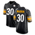 Tlead P.Steelers #30 Jaylen Warren Player Black Home Game Stitched Jerseys