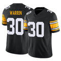 Tlead P.Steelers #30 Jaylen Warren Player Black Limited Alternate Vapor F.U.S.E. Home Game Stitched Jerseys