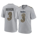 Tlead P.Steelers #3 Jaquan Brisker Player Gray Atmosphere Fashion Home Game Stitched Jerseys