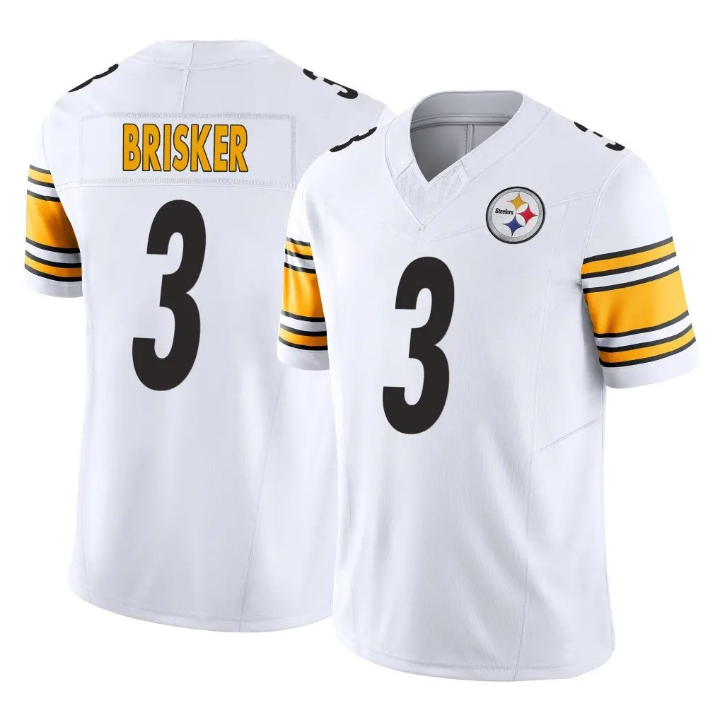 Tlead P.Steelers #3 Jaquan Brisker Player White Limited Vapor F.U.S.E. Home Game Stitched Jerseys