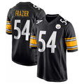 Tlead P.Steelers #54 Zach Frazier Player Black Home Game Stitched Jerseys