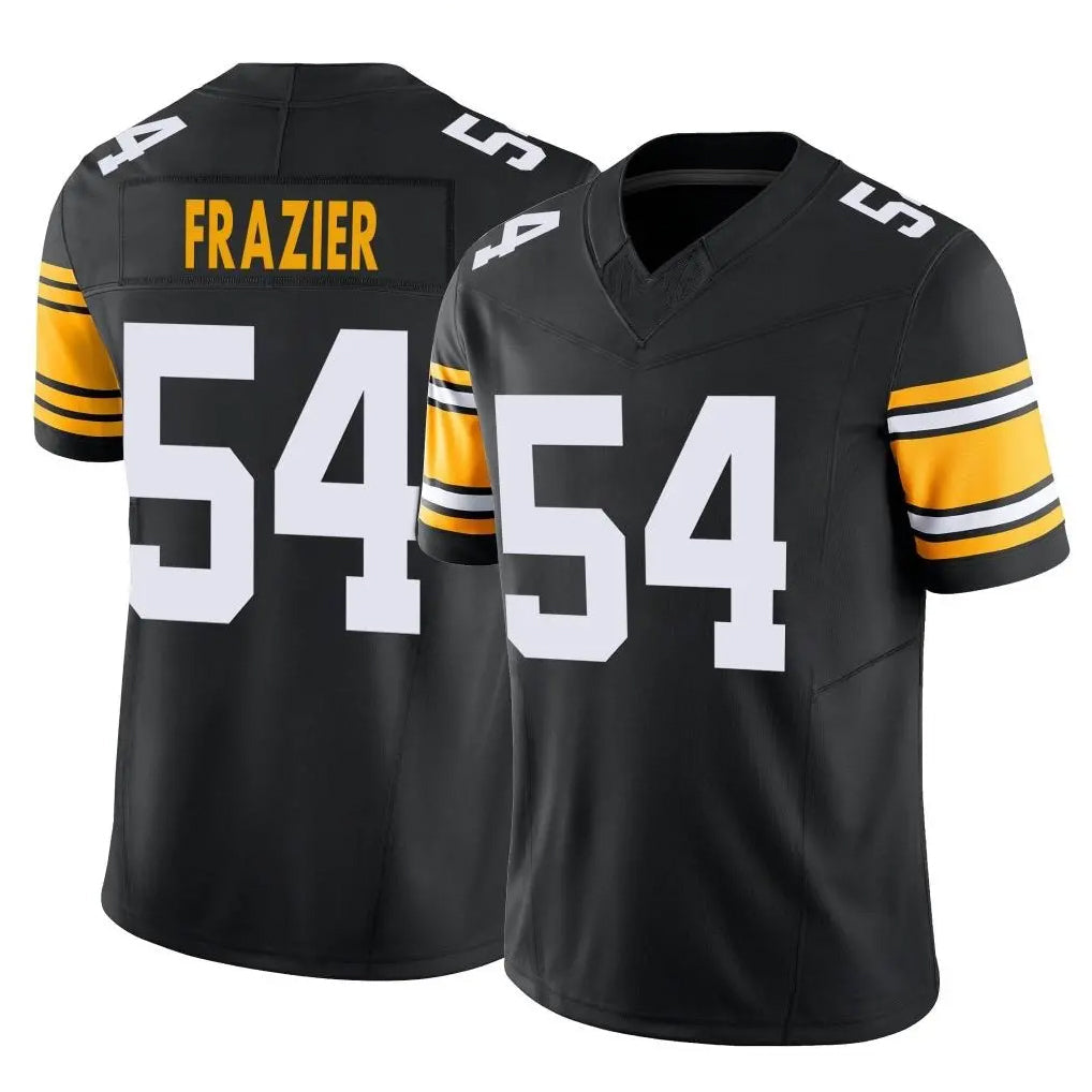 Tlead P.Steelers #54 Zach Frazier Player Black Limited Alternate Vapor F.U.S.E. Home Game Stitched Jerseys