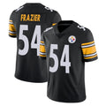 Tlead P.Steelers #54 Zach Frazier Player Black Limited Vapor Untouchable Home Game Stitched Jerseys