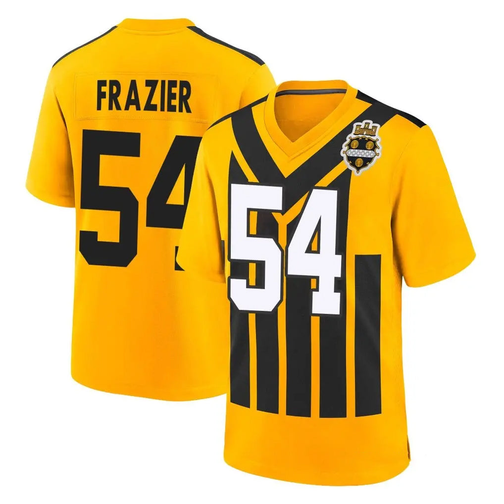 Tlead P.Steelers #54 Zach Frazier Player Gold Limited 1933 Throwback Home Game Stitched Jerseys