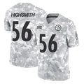 Tlead P.Steelers #56 Alex Highsmith Player Arctic Camo Limited Salute To Service Home Game Stitched Jerseys