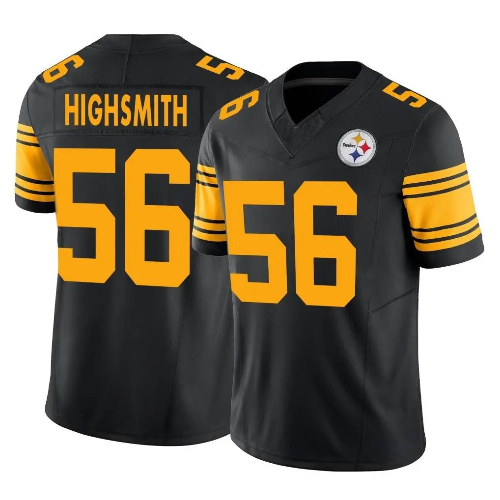 Tlead P.Steelers #56 Alex Highsmith Player Black Limited 2nd Alternate Vapor F.U.S.E. Home Game Stitched Jerseys