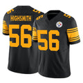 Tlead P.Steelers #56 Alex Highsmith Player Black Limited 2nd Alternate Vapor F.U.S.E. Home Game Stitched Jerseys