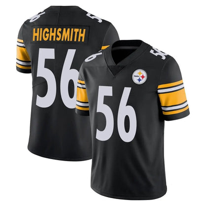 Tlead P.Steelers #56 Alex Highsmith Player Black Limited Vapor Untouchable Home Game Stitched Jerseys