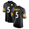 Tlead P.Steelers #5 Jalen Ramsey Player Black Home Game Stitched Jerseys