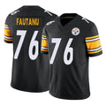 Tlead P.Steelers #76 Troy Fautanu Player Black Limited Vapor F.U.S.E. Home Game Stitched Jerseys