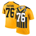 Tlead P.Steelers #76 Troy Fautanu Player Gold Legend Limited 1933 Throwback Performance Home Game Stitched Jerseys