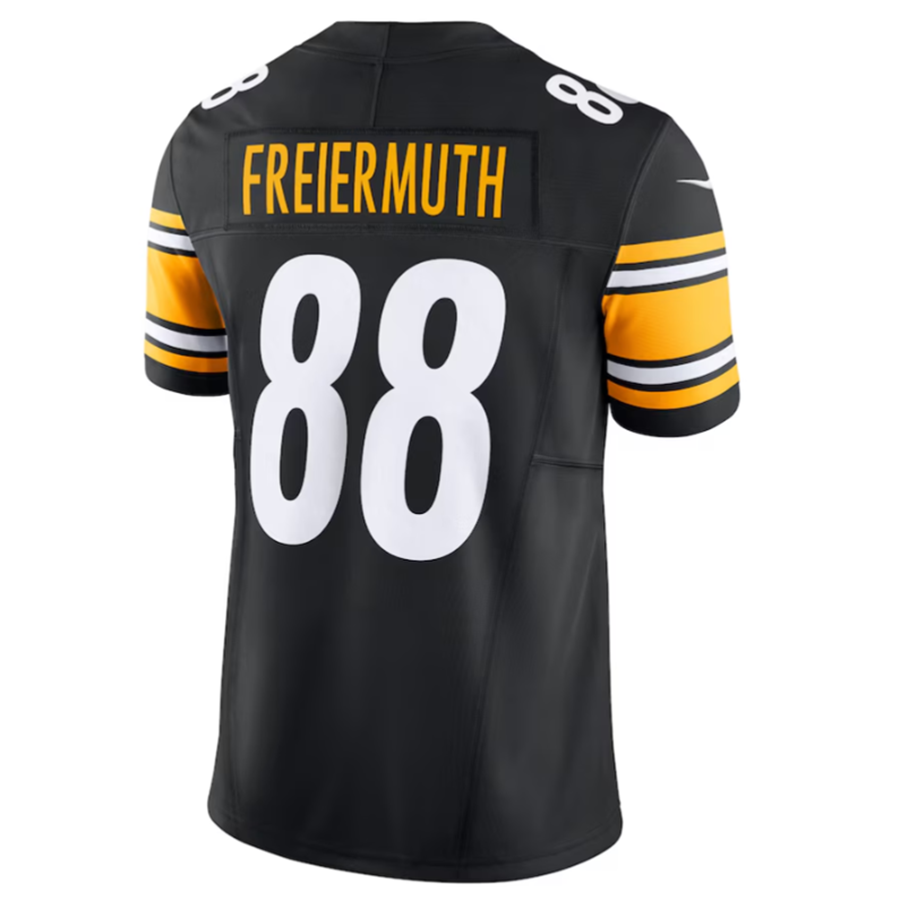 Tlead P.Steelers #88 Pat Freiermuth Black Vapor F.U.S.E. Limited Jersey American Stitched Jersey