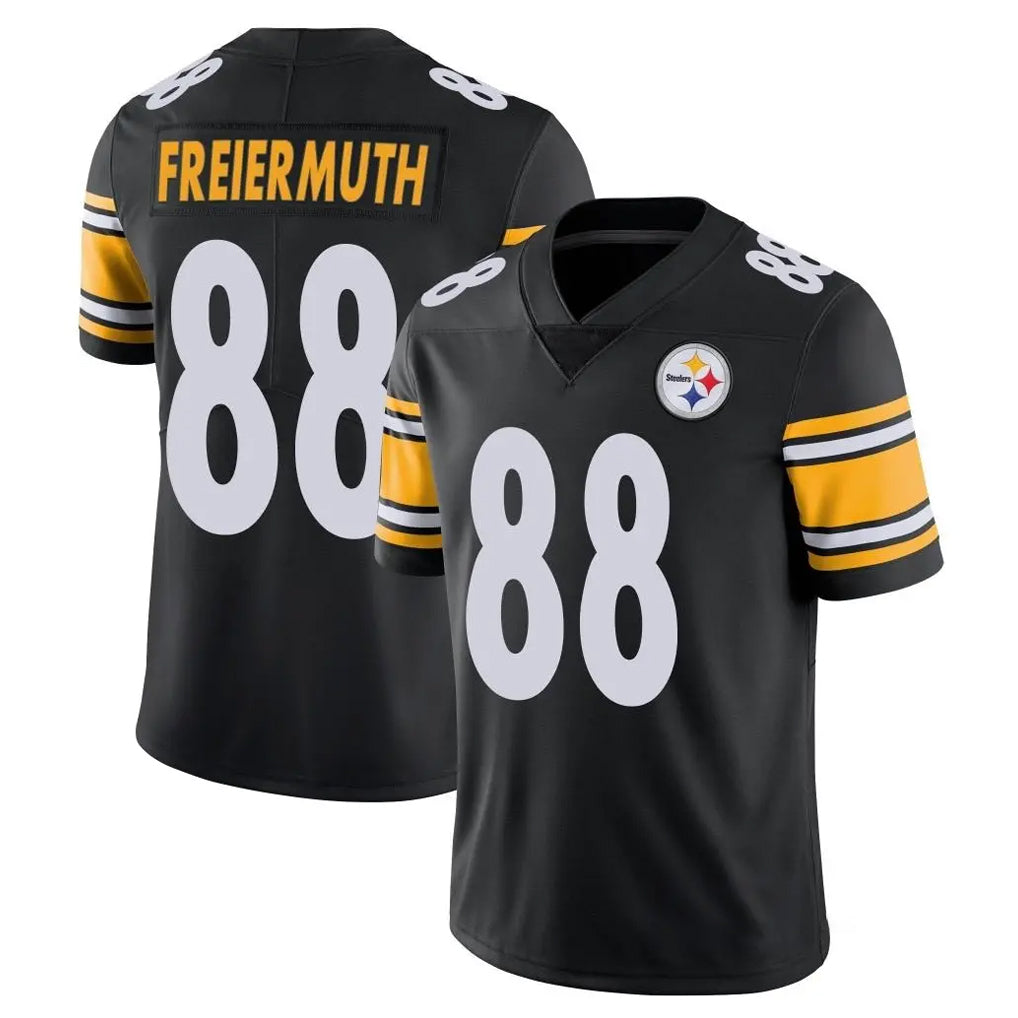 Tlead P.Steelers #88 Pat Freiermuth Player Black Limited Vapor Untouchable Home Game Stitched Jerseys