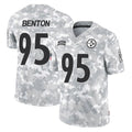 Tlead P.Steelers #95 Keeanu Benton Player Arctic Camo Limited Salute To Service Home Game Stitched Jerseys