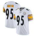 Tlead P.Steelers #95 Keeanu Benton Player White Limited Vapor Untouchable Home Game Stitched Jerseys