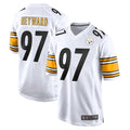 Tlead P.Steelers #97 Cameron Heyward Player White Home Game Stitched Jerseys