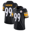 Tlead P.Steelers #99 Derrick Harmon Player Black Limited Vapor Untouchable Home Game Stitched Jerseys