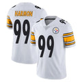 Tlead P.Steelers #99 Derrick Harmon Player White Limited Vapor Untouchable Home Game Stitched Jerseys