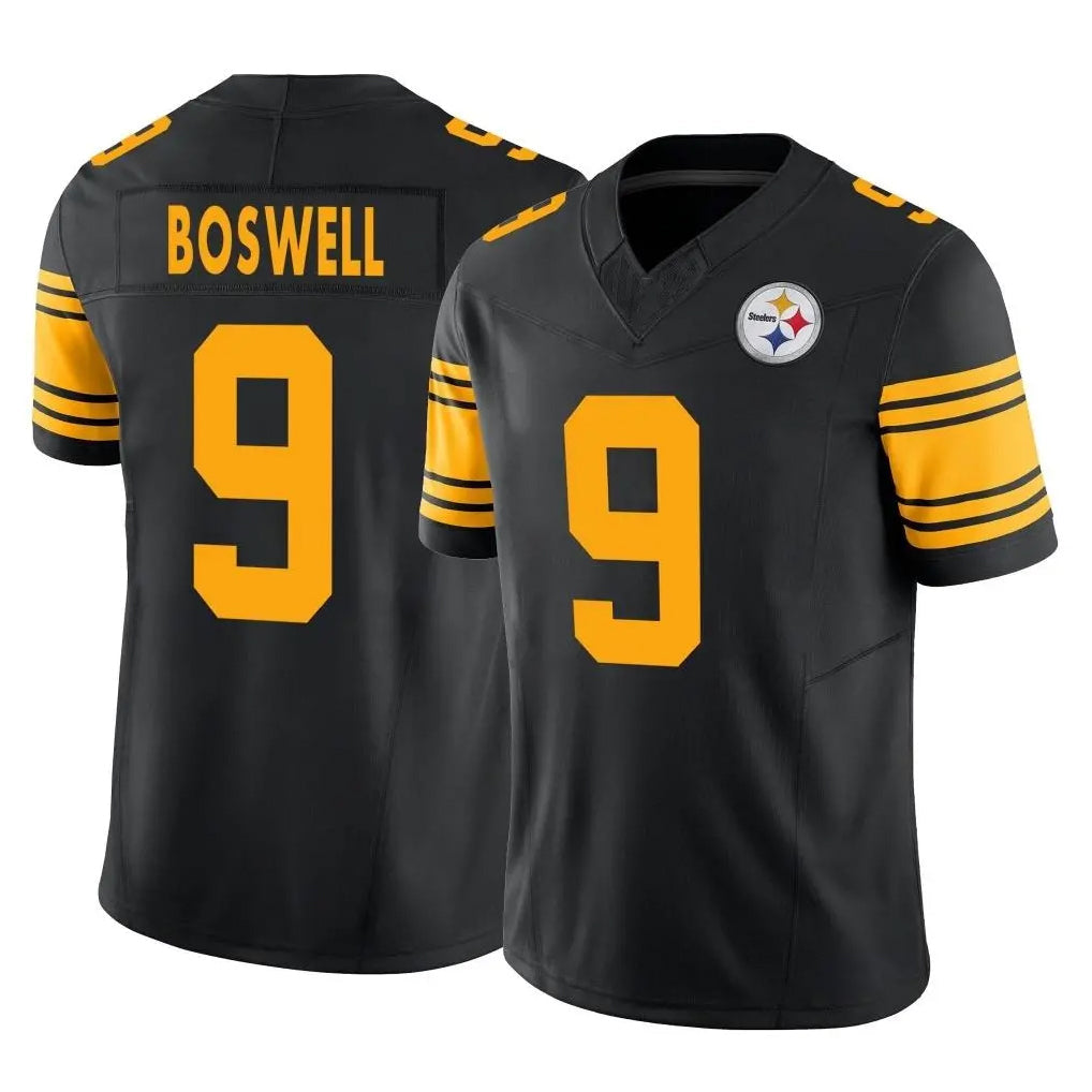 Tlead P.Steelers #9 Chris Boswell Player Black Limited 2nd Alternate Vapor F.U.S.E. Home Game Stitched Jerseys