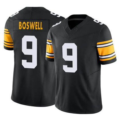 Tlead P.Steelers #9 Chris Boswell Player Black Limited Alternate Vapor F.U.S.E. Home Game Stitched Jerseys