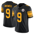 Tlead P.Steelers #9 Chris Boswell Player Black Limited Color Rush Home Game Stitched Jerseys