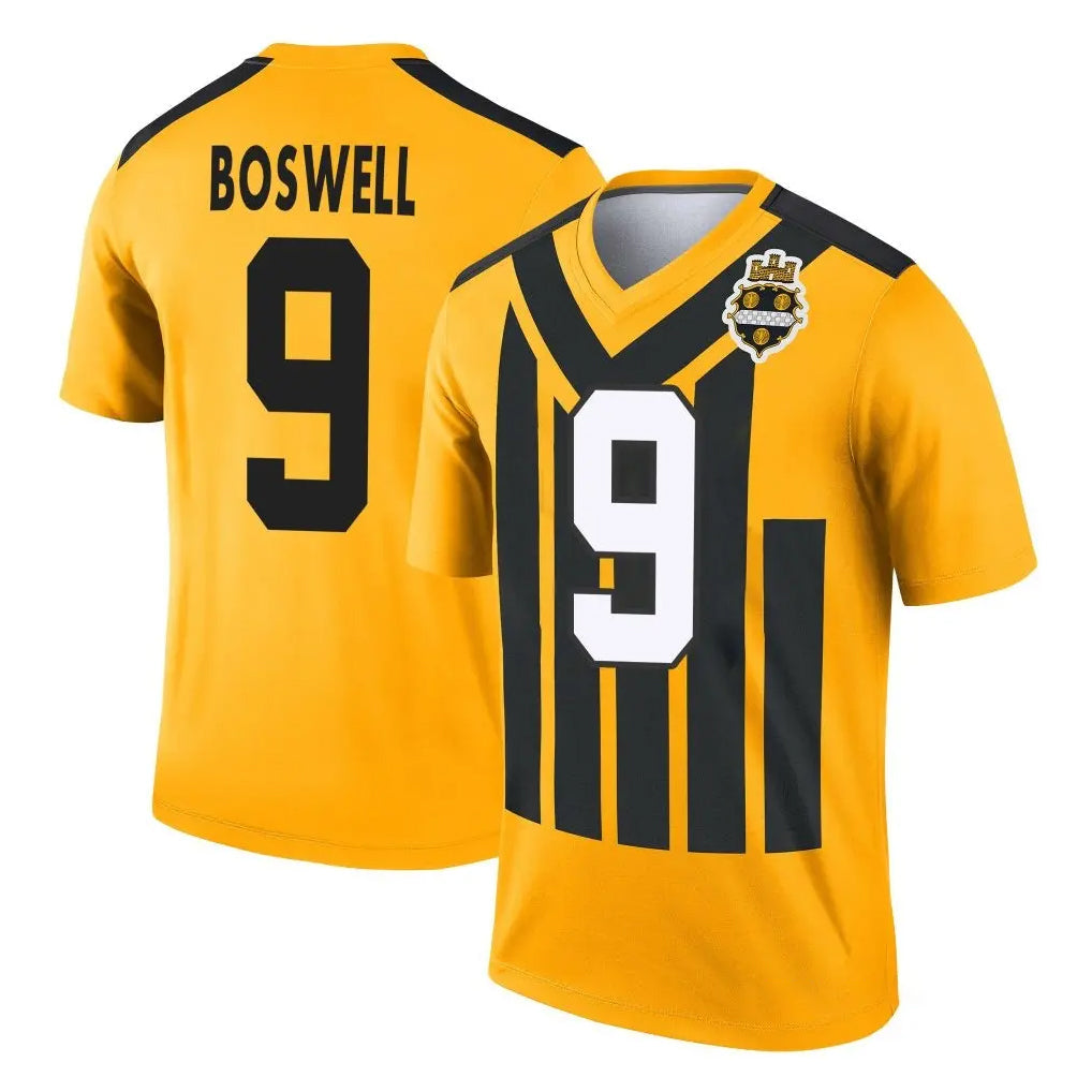 Tlead P.Steelers #9 Chris Boswell Player Gold Legend Limited 1933 Throwback Performance Home Game Stitched Jerseys