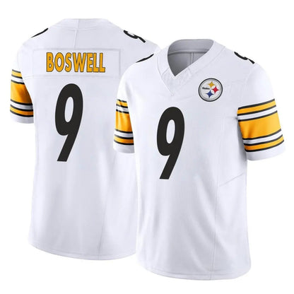 Tlead P.Steelers #9 Chris Boswell Player White Limited Vapor F.U.S.E. Home Game Stitched Jerseys