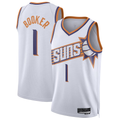 Tlead P.Suns #1 Devin Booker White Swingman Jerseys - Association Edition