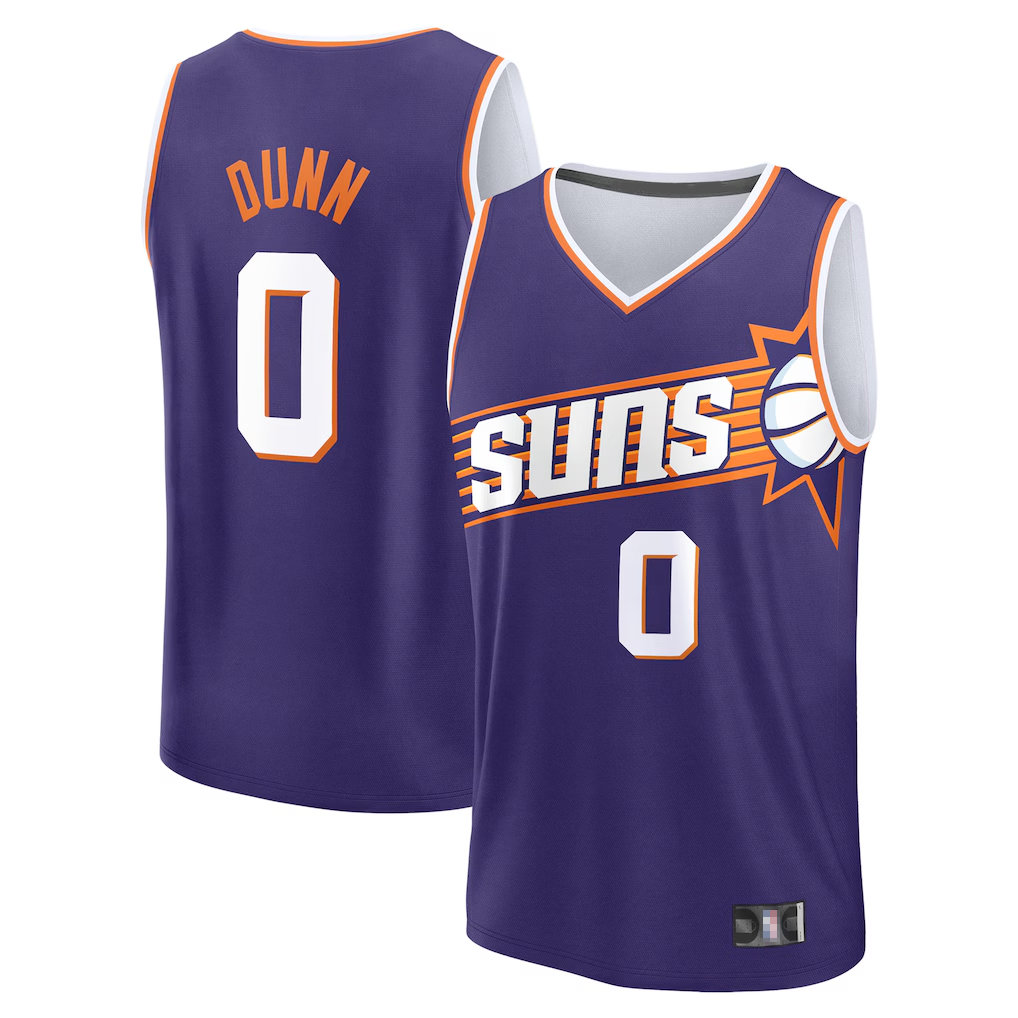 Tlead P.Sunss #0 Ryan Dunn Fanatics Purple 2024 Draft Fast Break Player Jerseys - Icon Edition