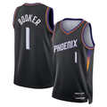 Tlead P.Sunss #1 Devin Booker Black Swingman Jerseys - Statement Edition