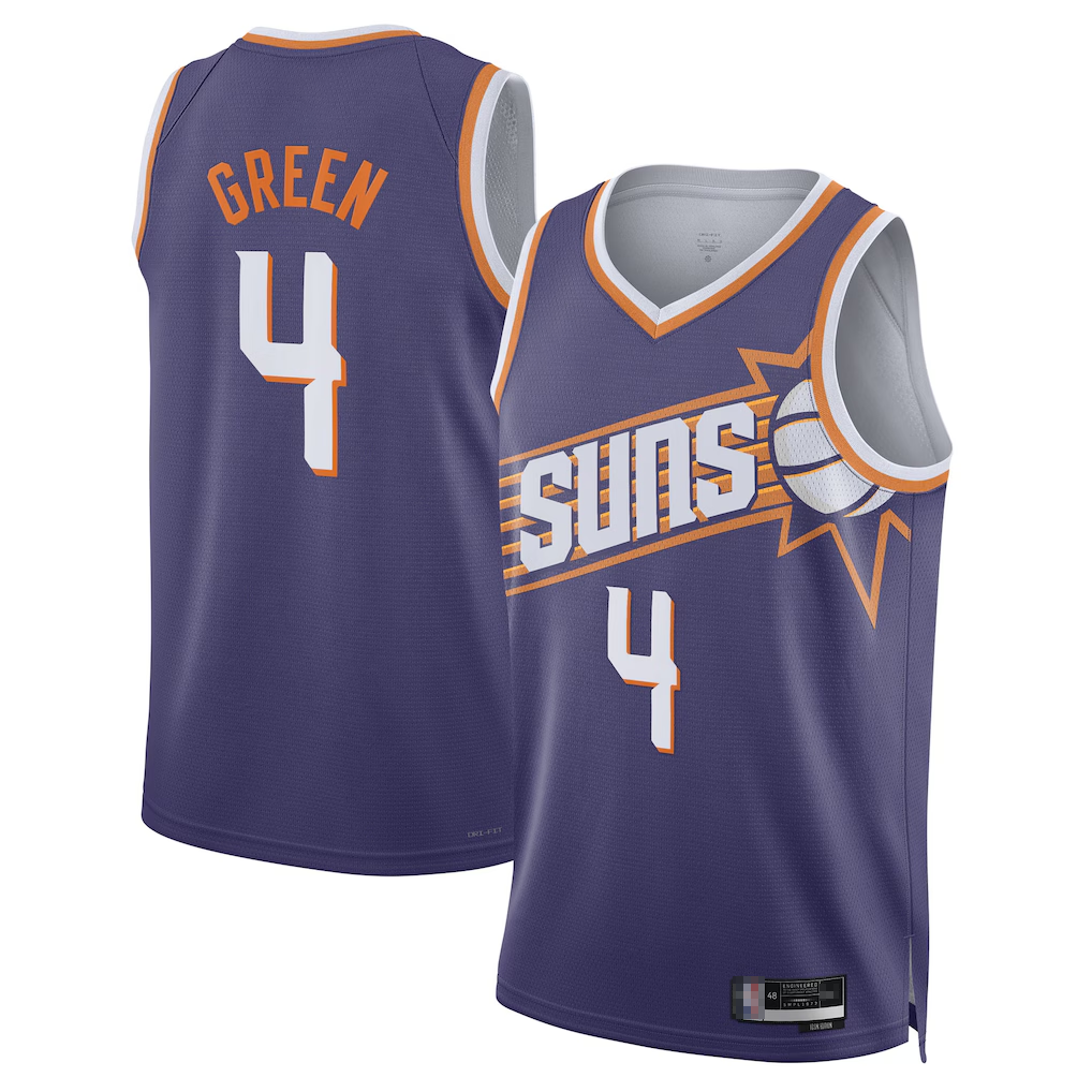Tlead P.Sunss #4 Jalen Green Purple Swingman Jerseys - Icon Edition