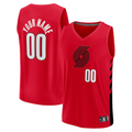 Tlead PT.Blazers Fanatics Red Fast Break Replica Jerseys - Statement Edition