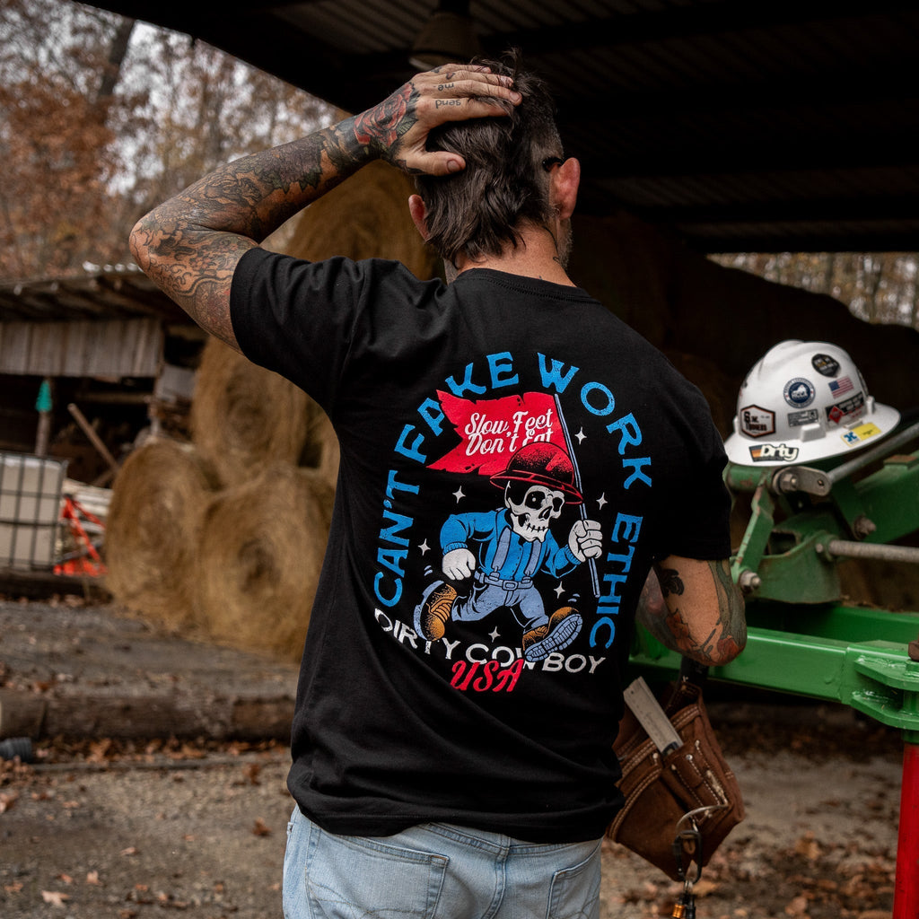 CustomNameinc cheap jerseys Ordering Can't Fake Work Ethic Men's T-Shirt
