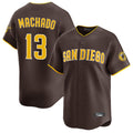 Tlead S.Diego Padres #13 Manny Machado Player Brown Home Limited Stitched Jerseys